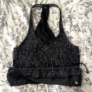 Lululemon black and white tank top